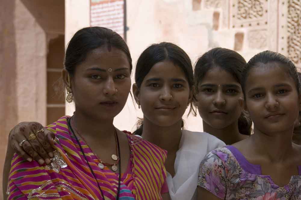 India - Bikaner - jóvenes - 2009